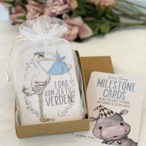 Milepælskort - Blå