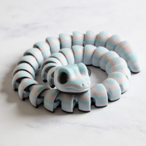 Flexi Slange - Blå/lyserød