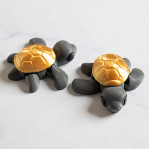 Flexi skildpadde - Grå/guld