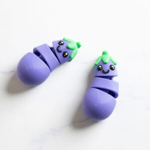 Flexi Aubergine - Lilla/grøn