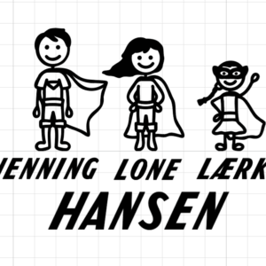 Familie Far, mor og datter