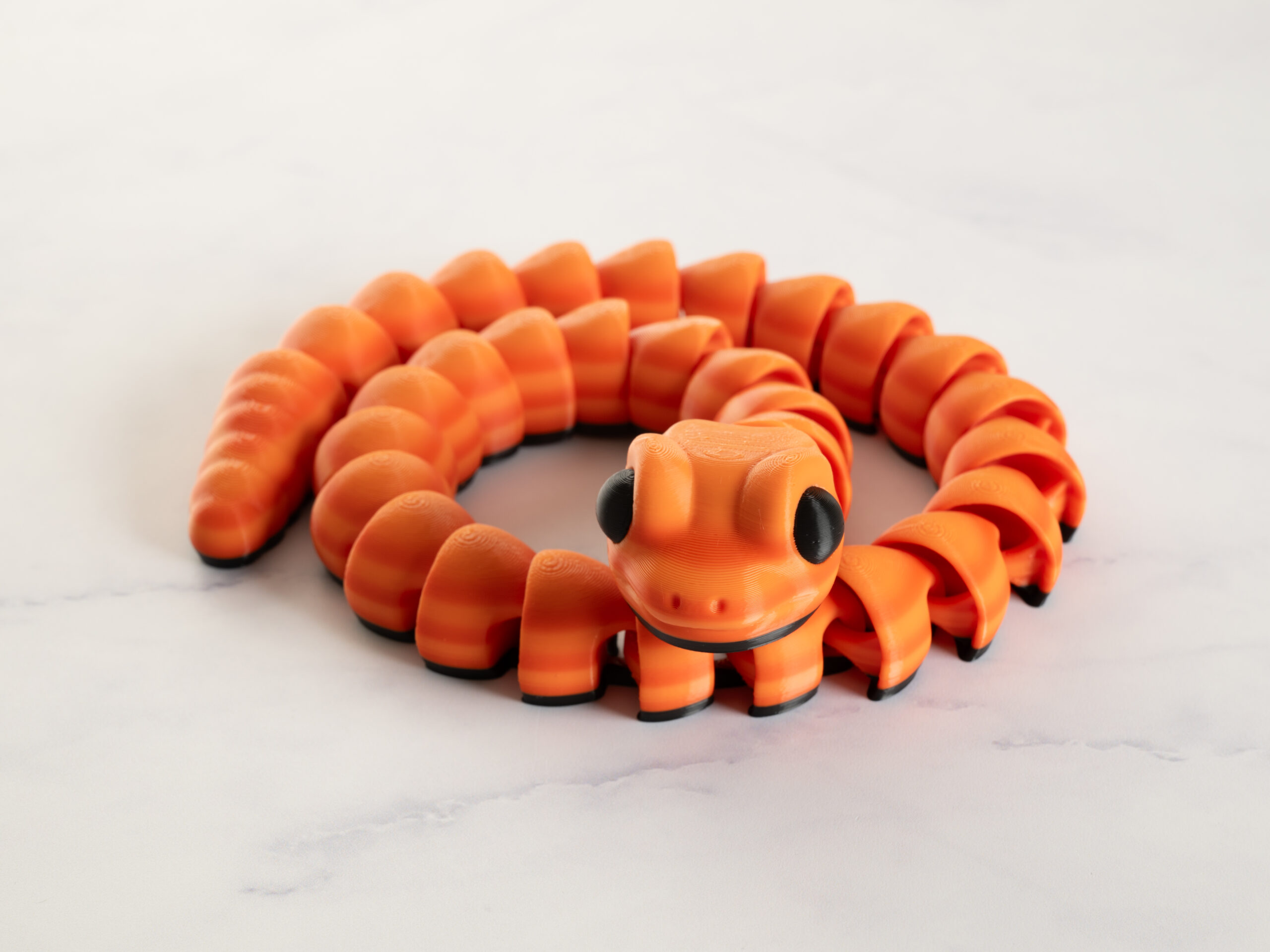 Flexi Slange - Changerende orange