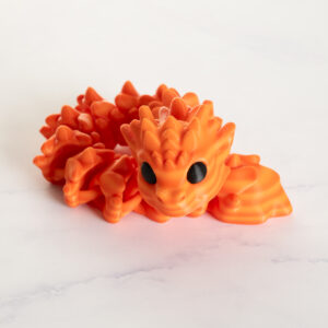 Flexi Drage - Changerende orange