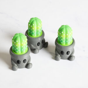 Clicker Kaktus - Grå/Changerende grøn