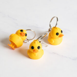 Flexi and nøglering - Gul/orange