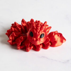 Flexi Drage - Rød silk