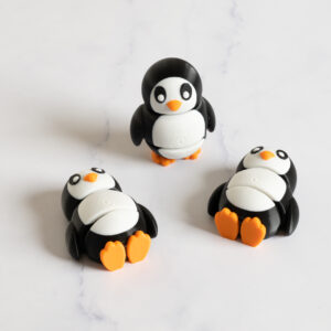 Flexi Pingvin - Sort/hvid