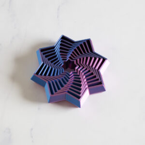 Fidget Stjerne - Blå/rød