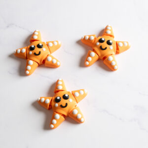 Flexi Søstjerne - Orange/hvid