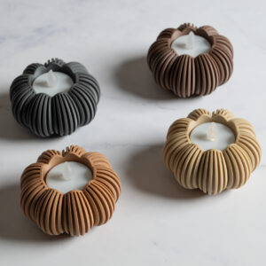 Græskar fyrfadsholder