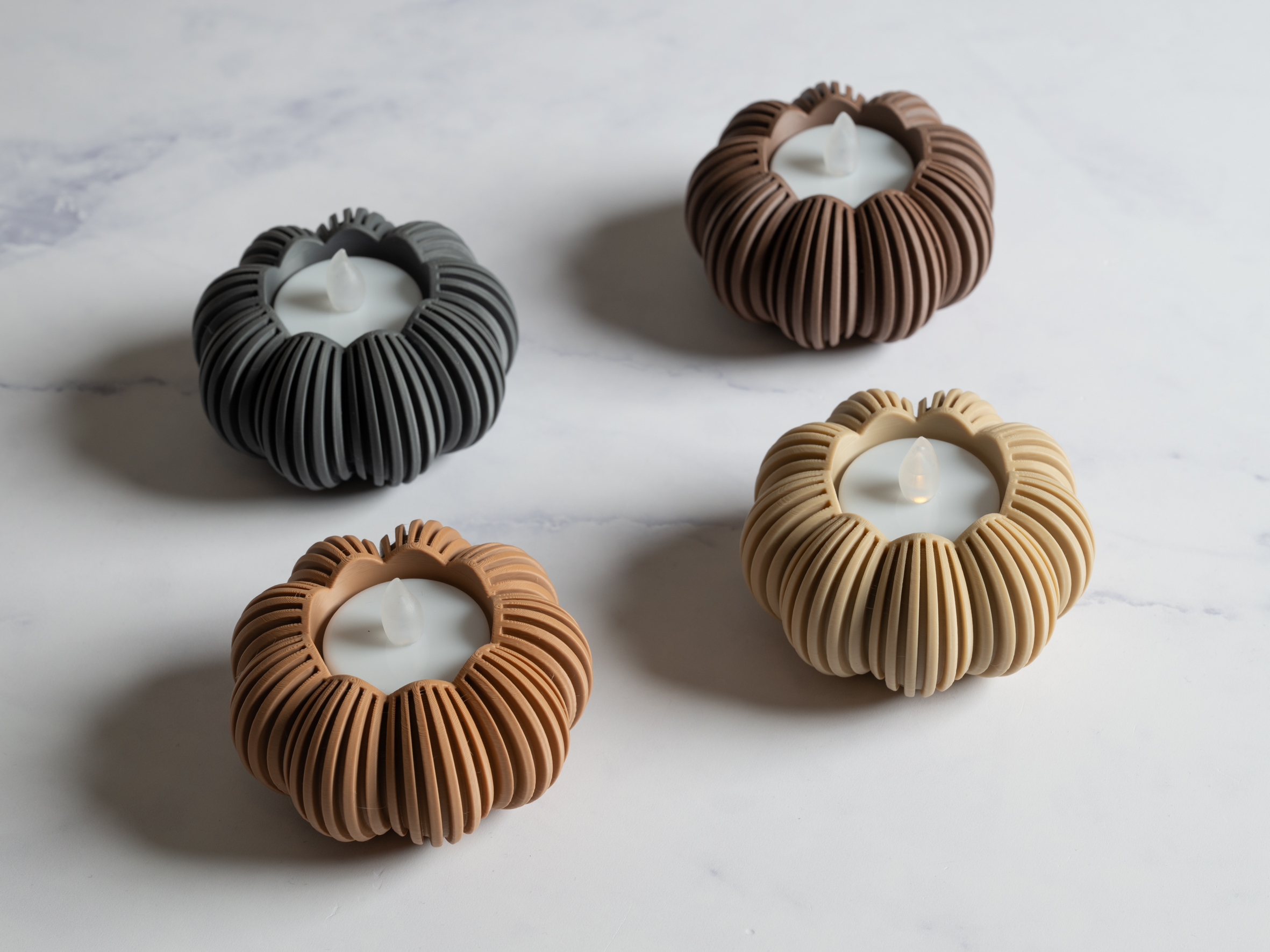 Græskar fyrfadsholder