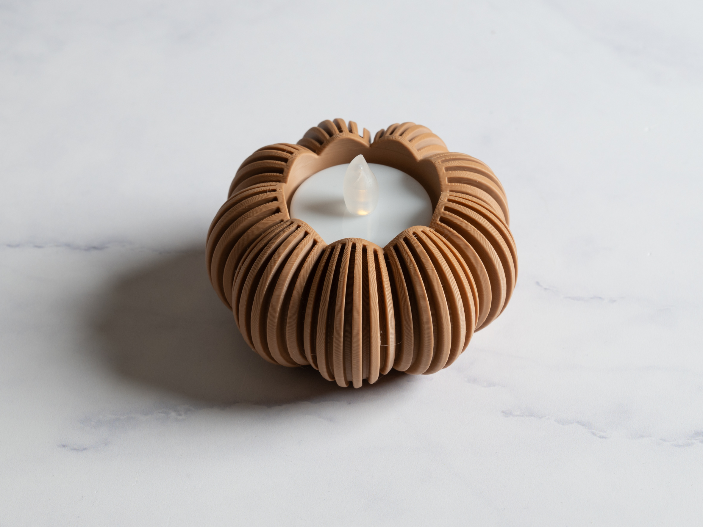 Græskar fyrfadsholder - Billede 4