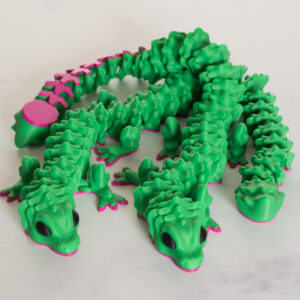Flexi Jiniper drage - Pink/grøn